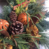 Chrimas wreath natural orange
