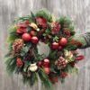Christmas wreath with Hydrangea