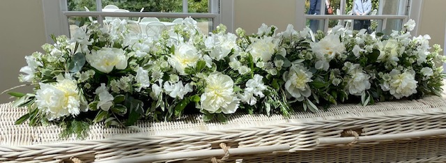 Funeral flowers at Pembroke Lodge